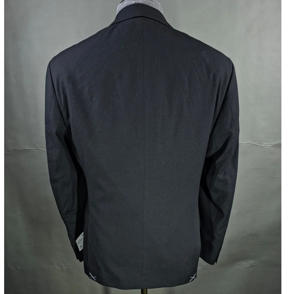 Kenneth Cole Reaction Sport Coat Mens 38S Black Techni-Cole Blazer Suit Jacket‎